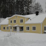 Het vakantiehuis in de winter